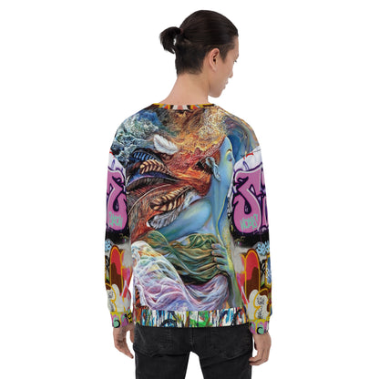 Sudadera unisex Vesuvia Graffiti