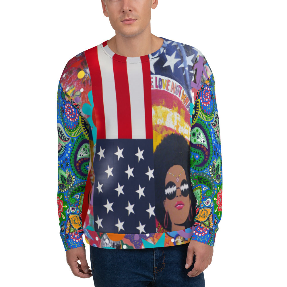 Sudadera unisex épica American Woman 2021