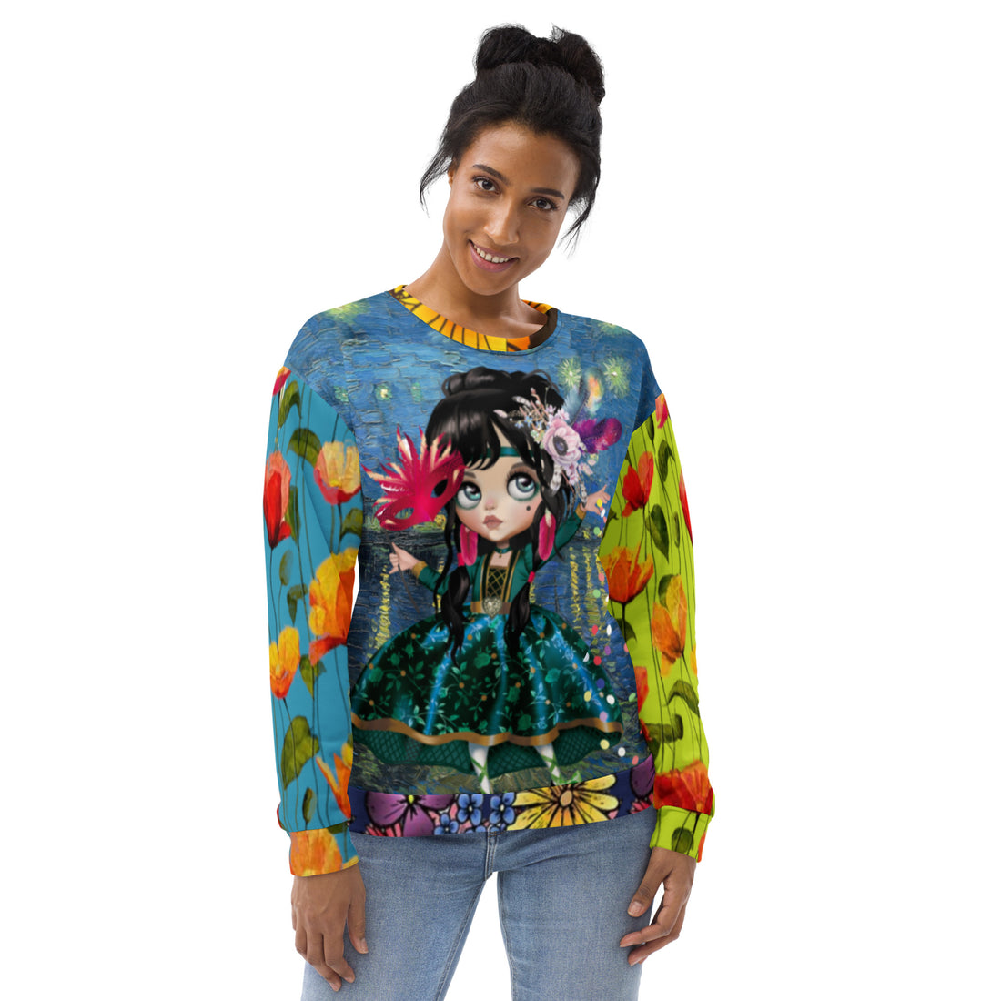 Masquerade de Paris Cupie Doll Unisex Sweatshirt