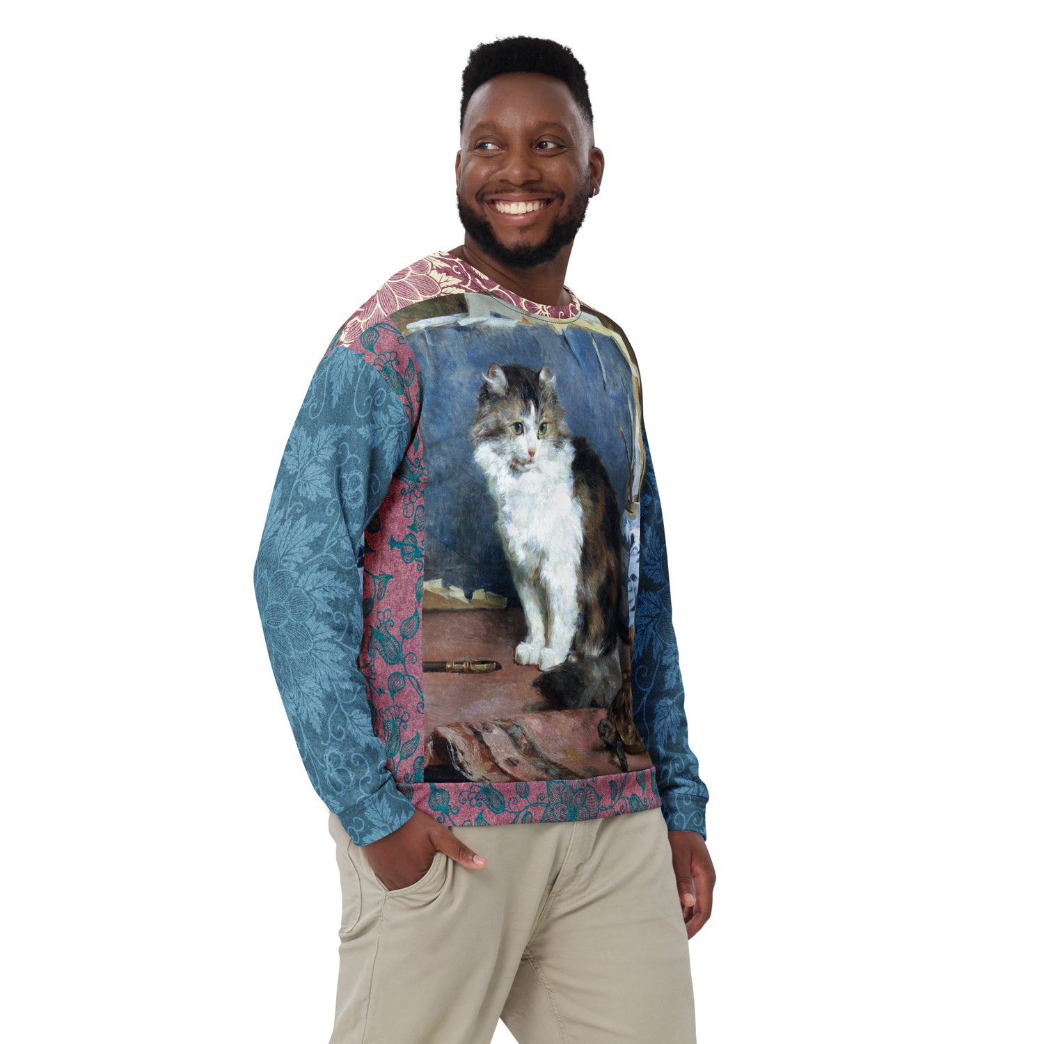 Odd Couple Cat and Tortoise Unisex Sweatshirt