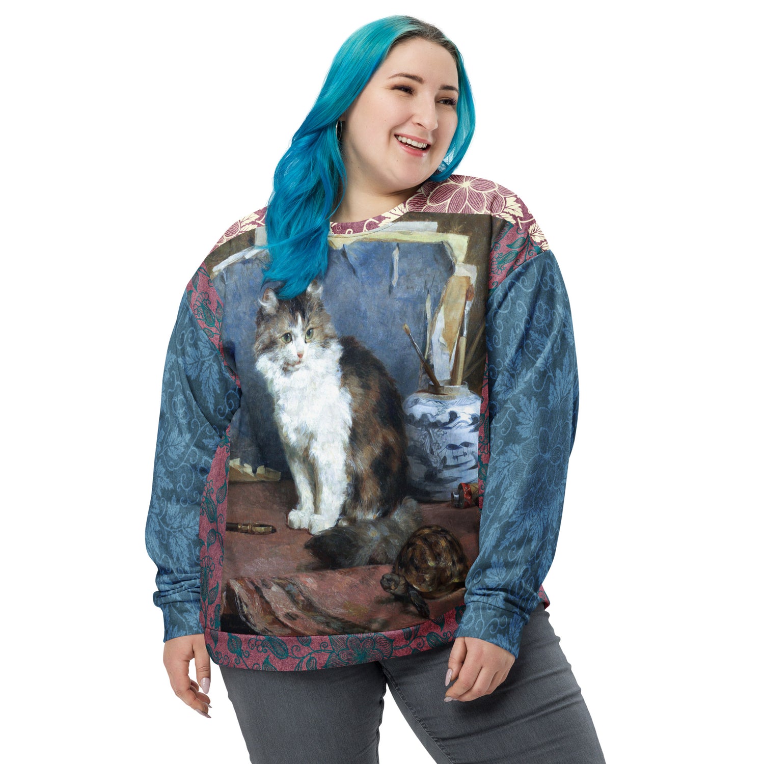 Sudadera unisex Odd Couple Cat y Tortuga