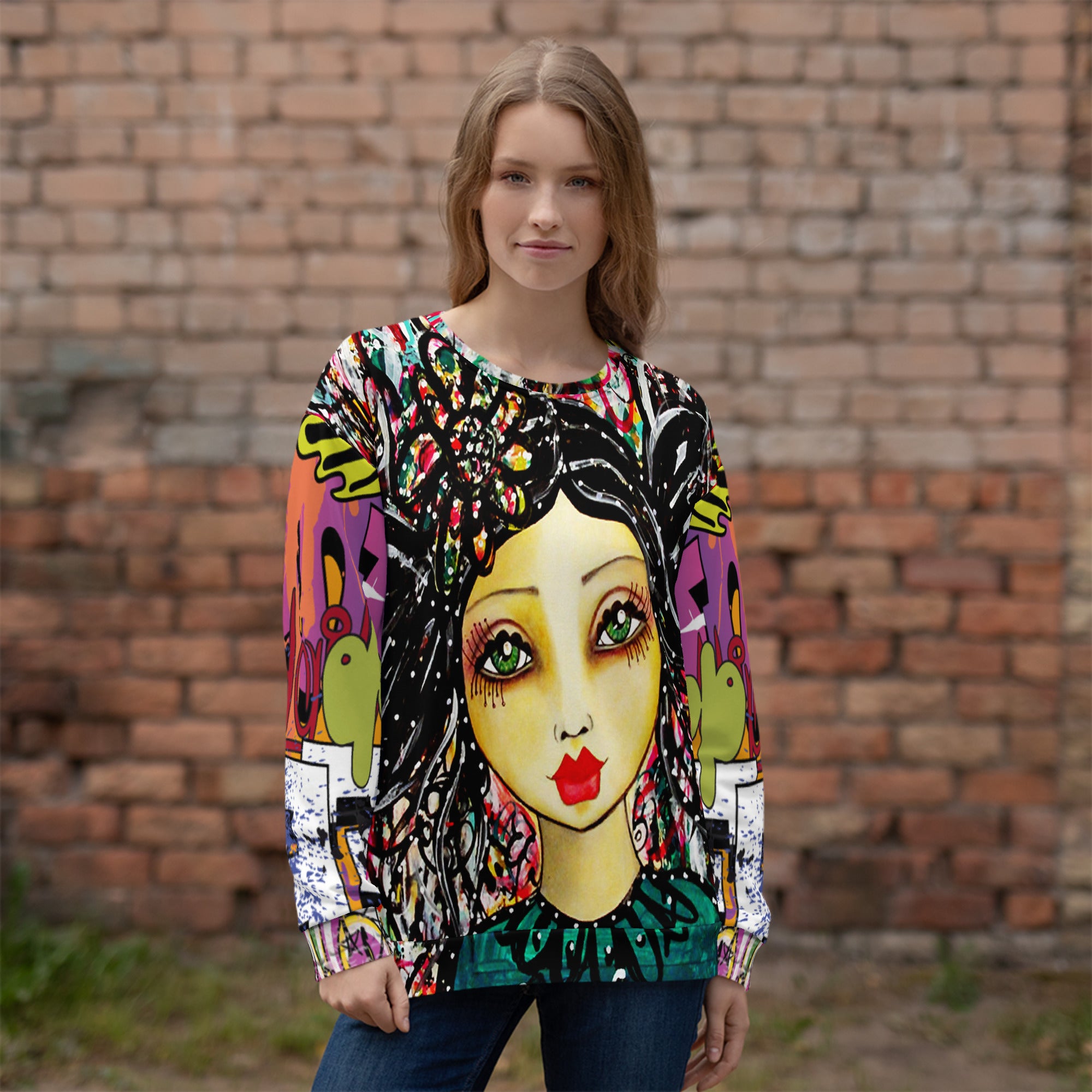 Sudadera Raffaela Graffiti Unisex