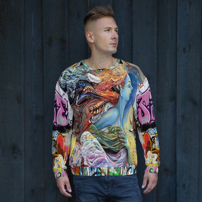 Vesuvia Graffiti Unisex Sweatshirt