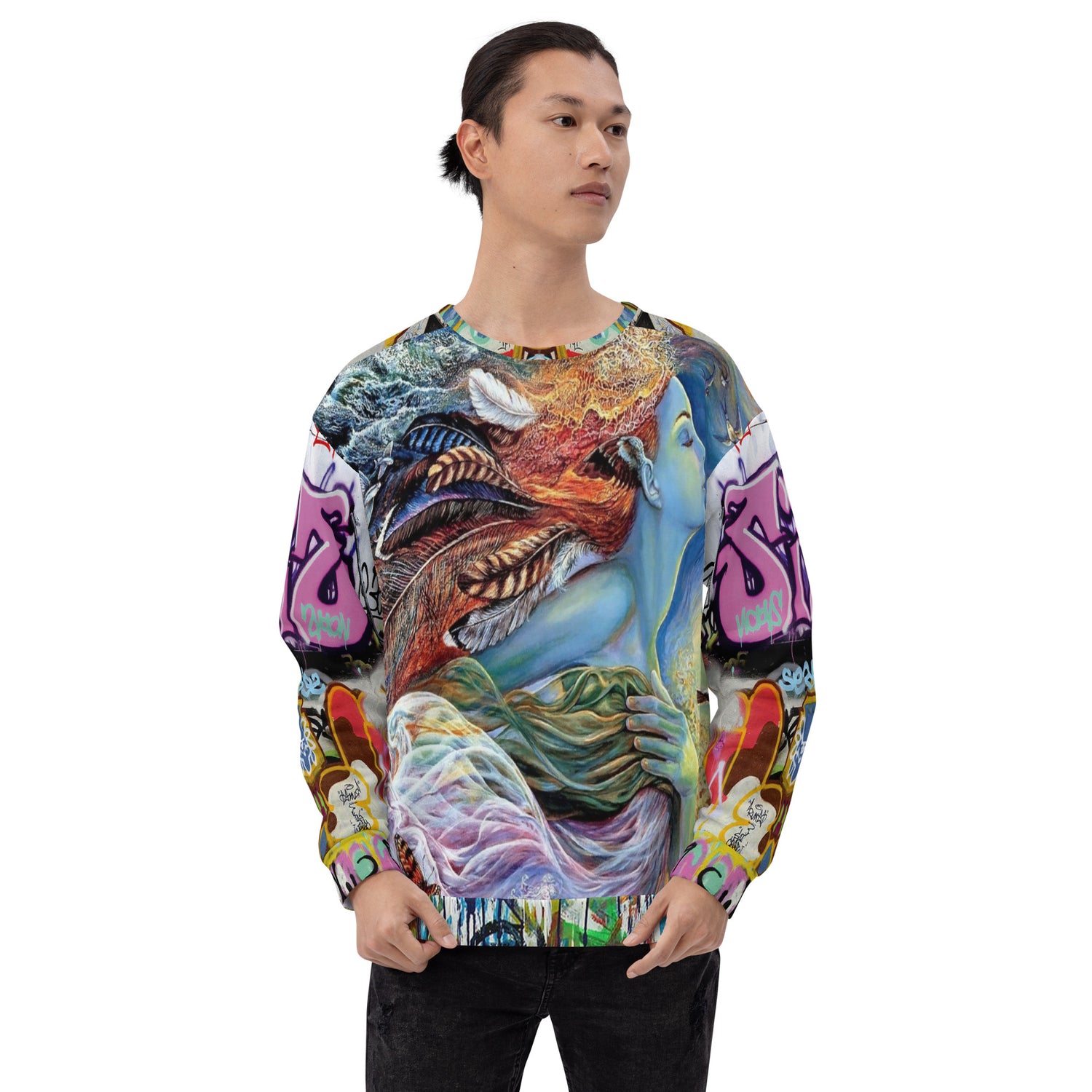 Sudadera unisex Vesuvia Graffiti