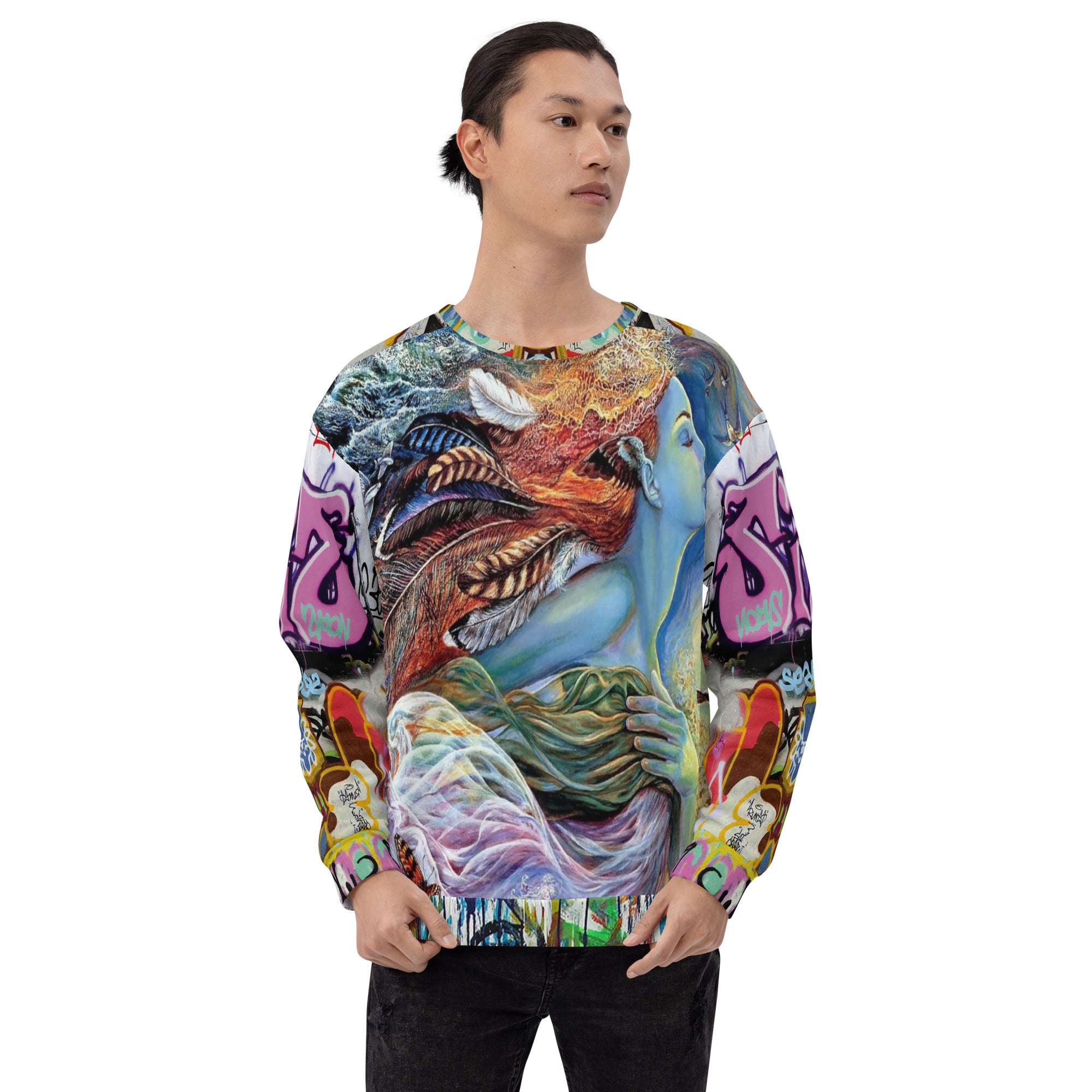 Vesuvia Graffiti Unisex Sweatshirt