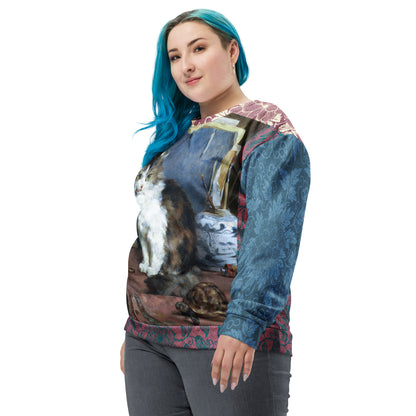 Sudadera unisex Odd Couple Cat y Tortuga