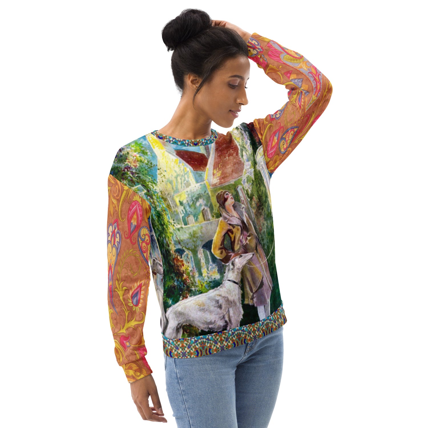 Lovely Day Greyhound Dog Sweatshirt