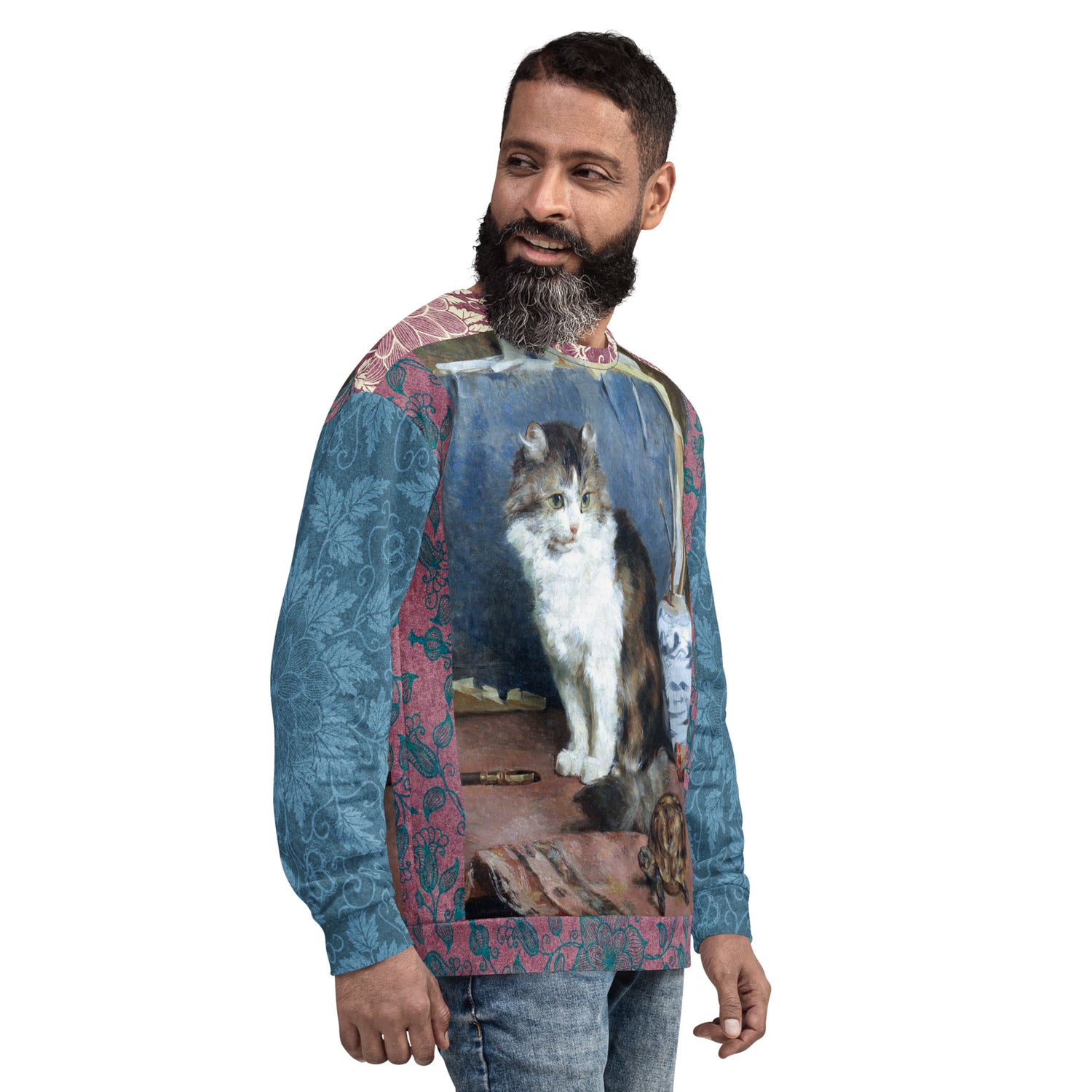 Odd Couple Cat and Tortoise Unisex Sweatshirt