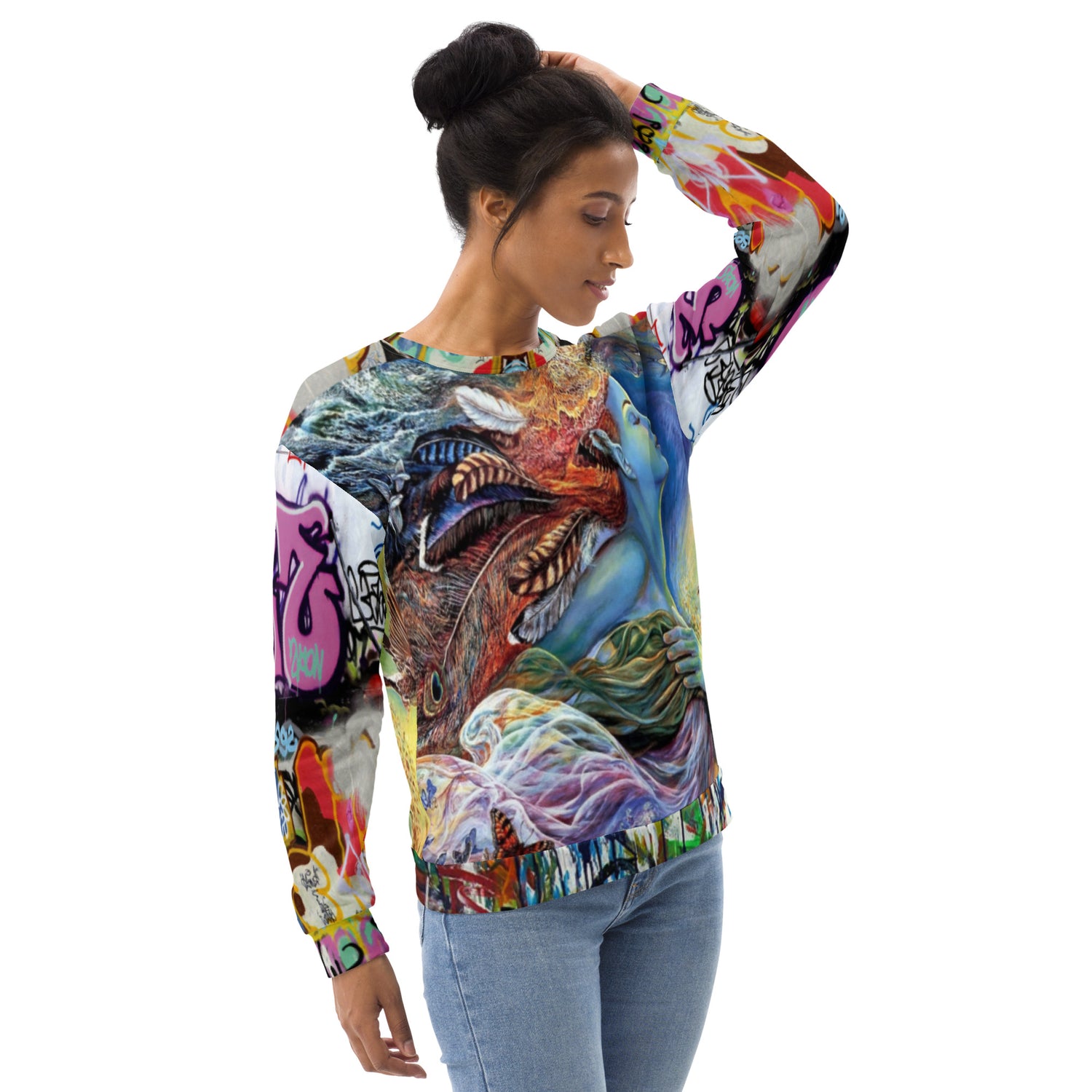 Sudadera unisex Vesuvia Graffiti