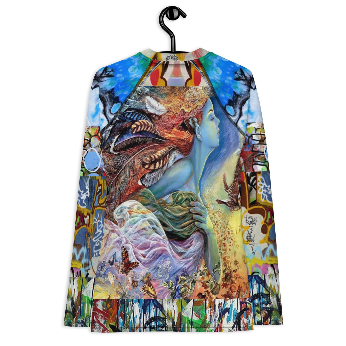 Vesuvia Graffiti Juxtapose Rash Guard