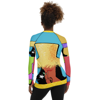 Rash Guard para niña de Tahití