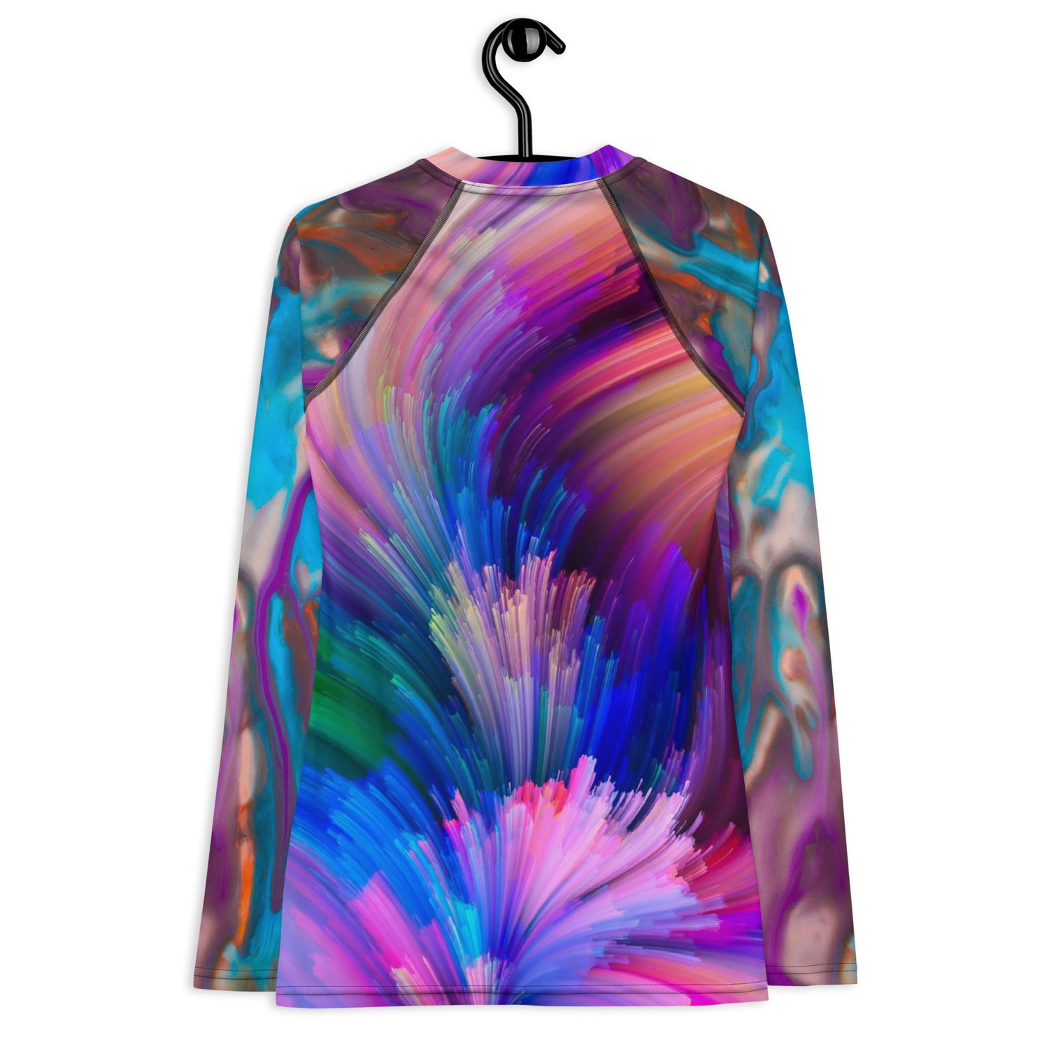 Purple Haze Psychedelic Swirl Rash Guard