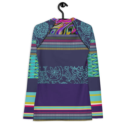 Nimiipuu Nez Perce - Rash Guard con luces de medianoche