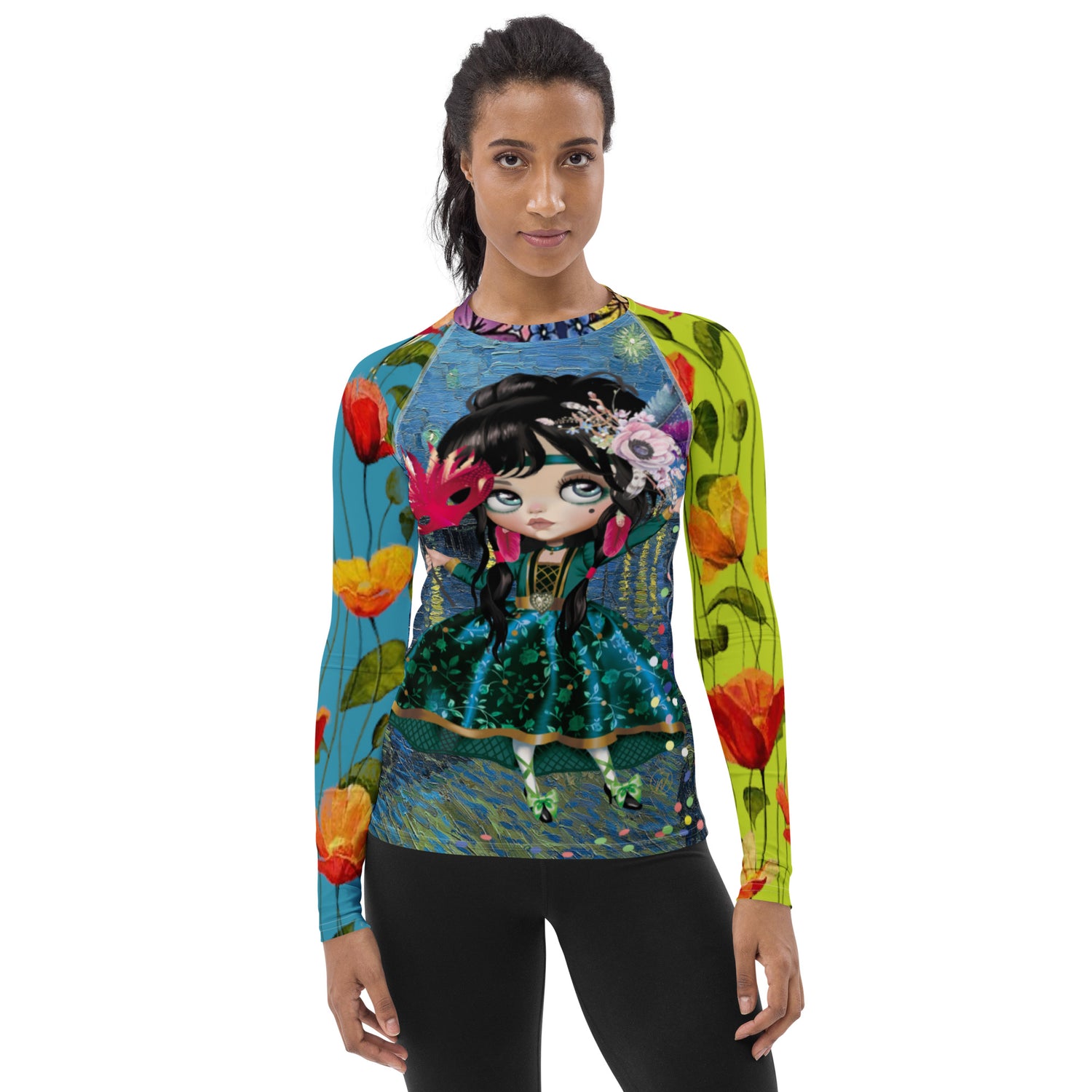 Masquerade de Paris Cupie Doll Rash Guard