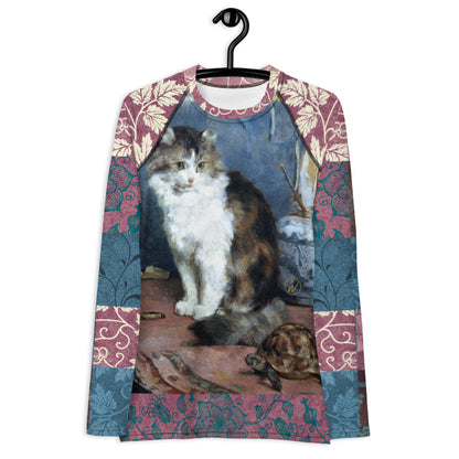 Odd Couple Brocade Patchwork Rash Guard