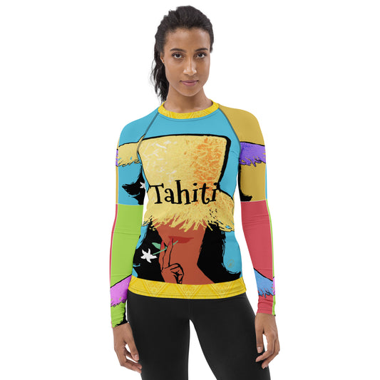 Rash Guard para niña de Tahití