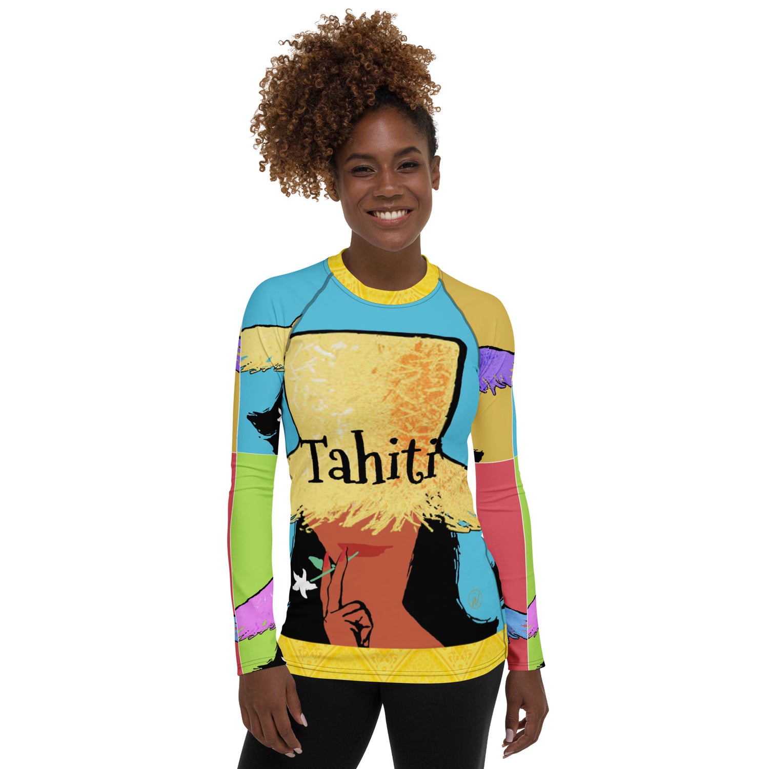 Rash Guard para niña de Tahití