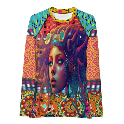 Time Traveler Psychedelic Rash Guard