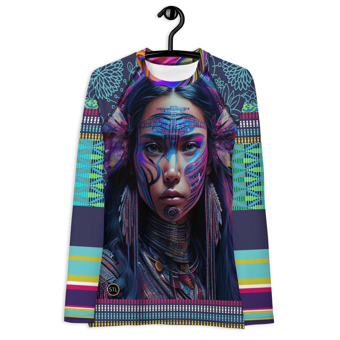 Nimiipuu Nez Perce - Rash Guard con luces de medianoche