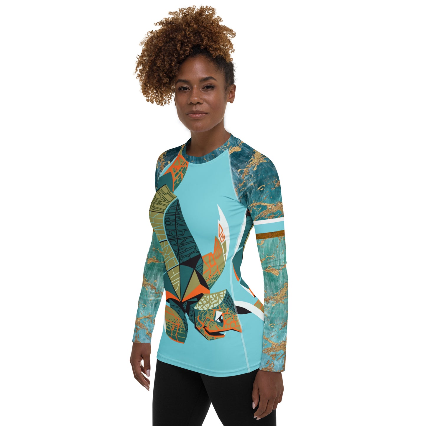 Galapagos Turtle Island 2023 Rash Guard