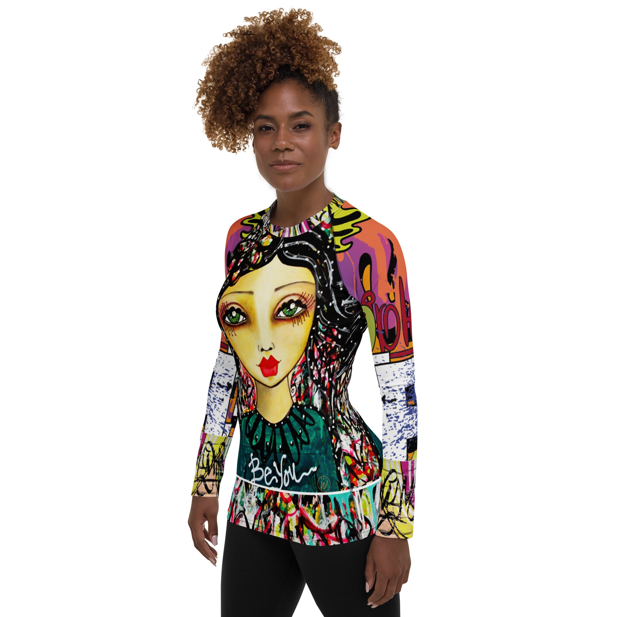 Raffaela Graffiti Rash Guard