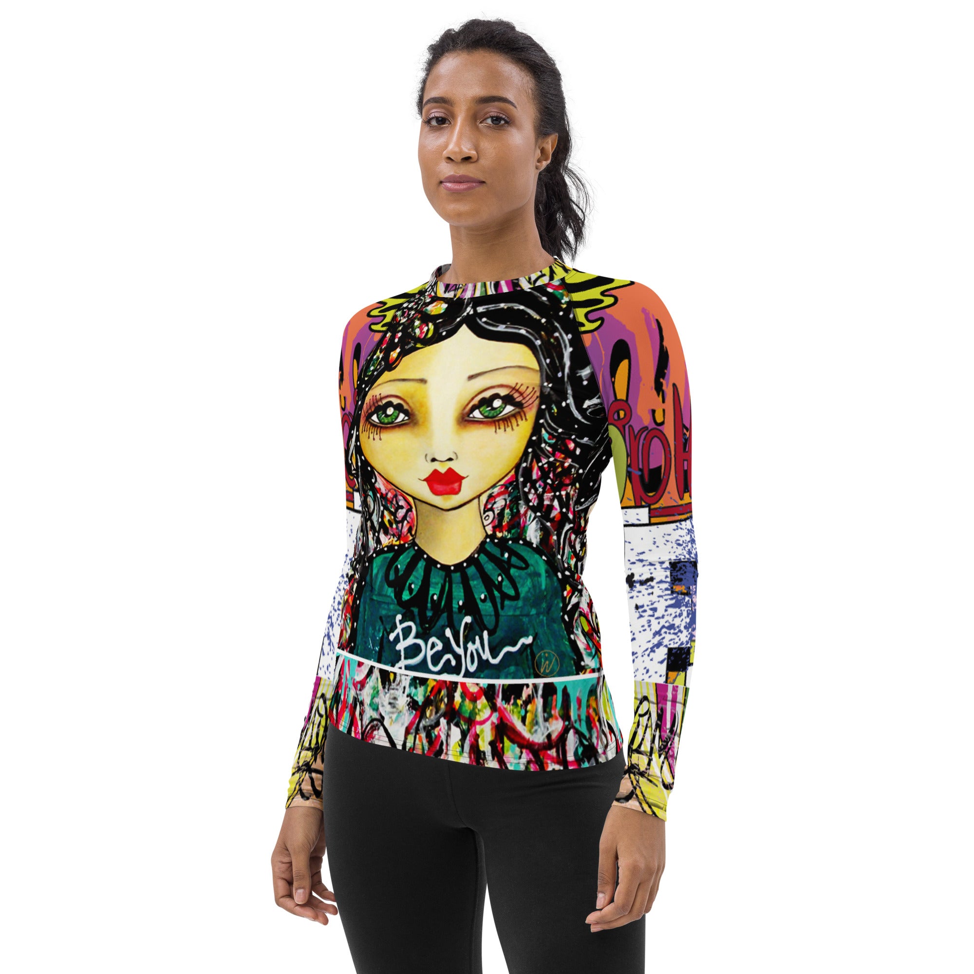 Raffaela Graffiti Rash Guard