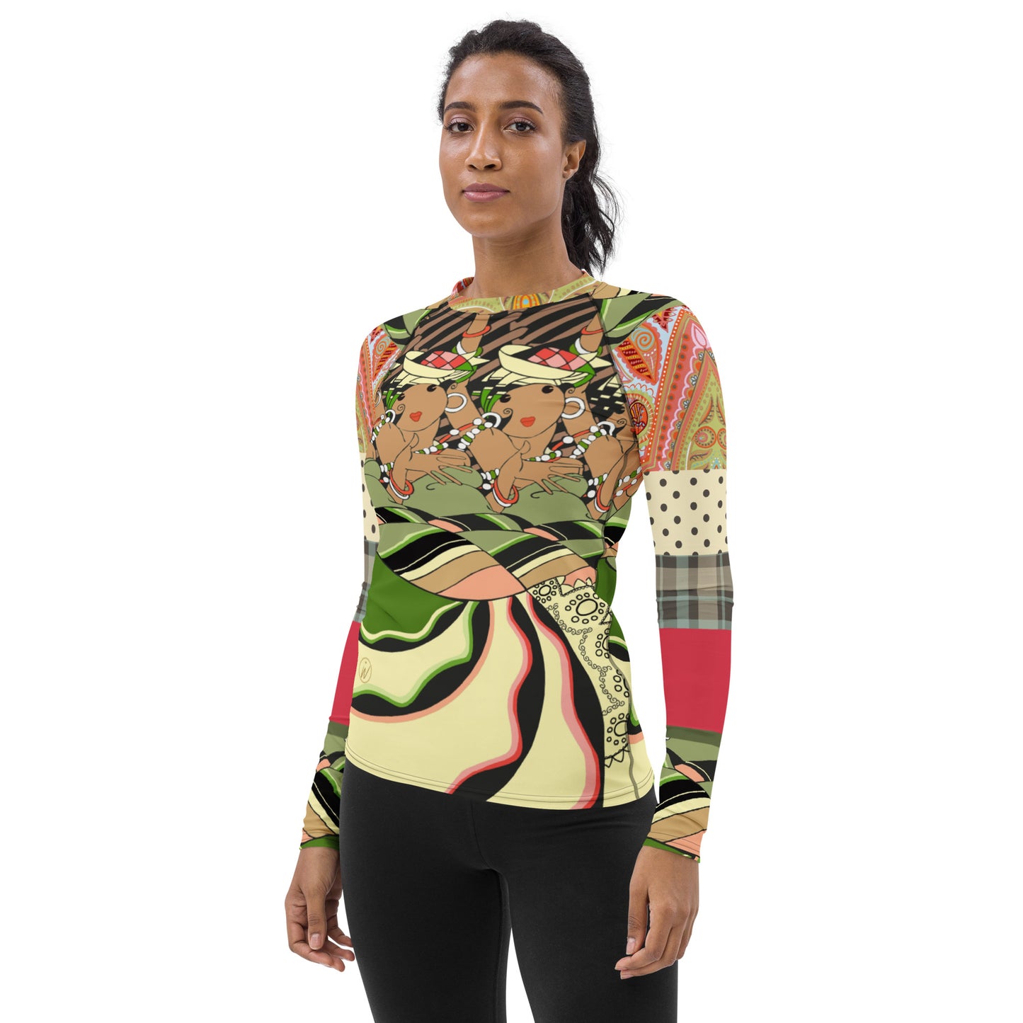 Cancan Girls Vintage Dancer BE Rash Guard