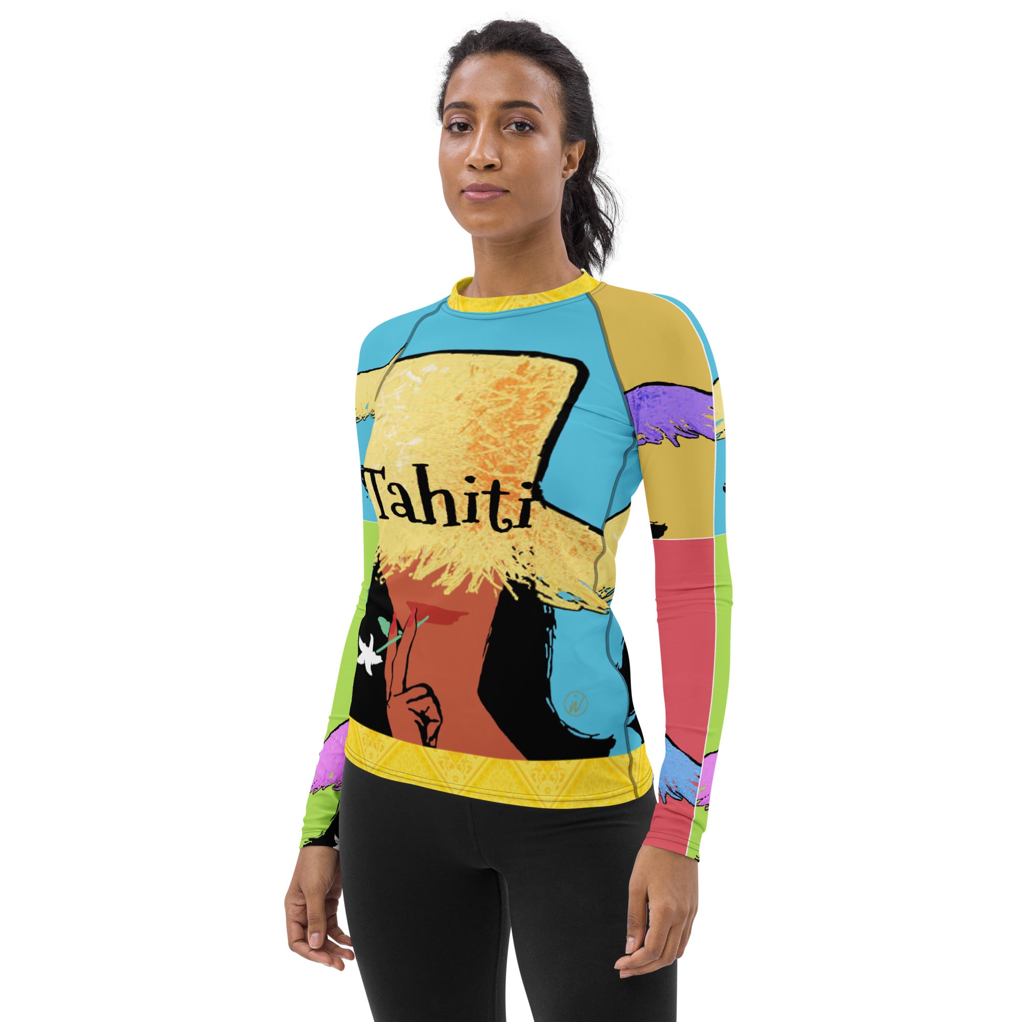 Rash Guard para niña de Tahití