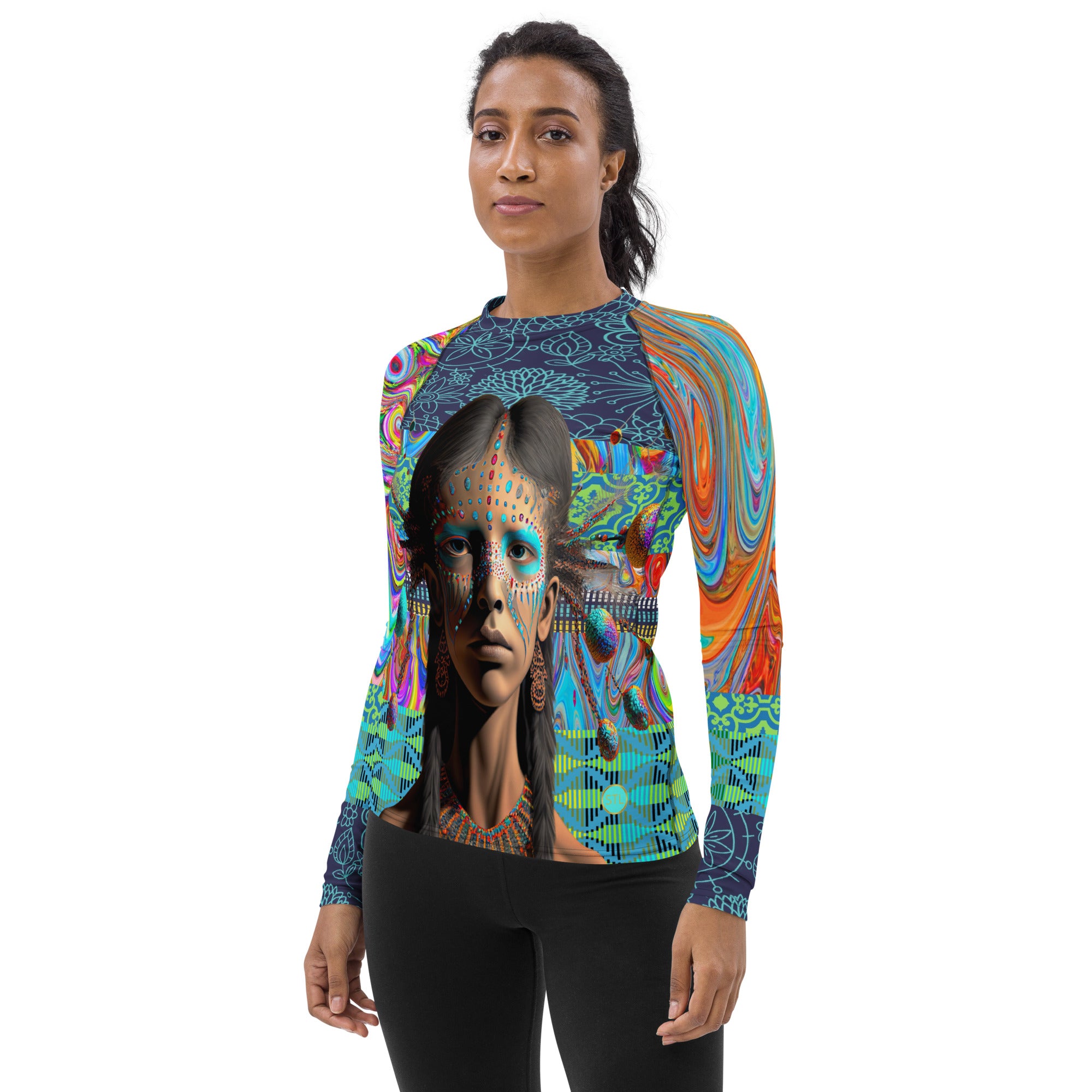 Alou-Aye Warrior Princess Rash Guard