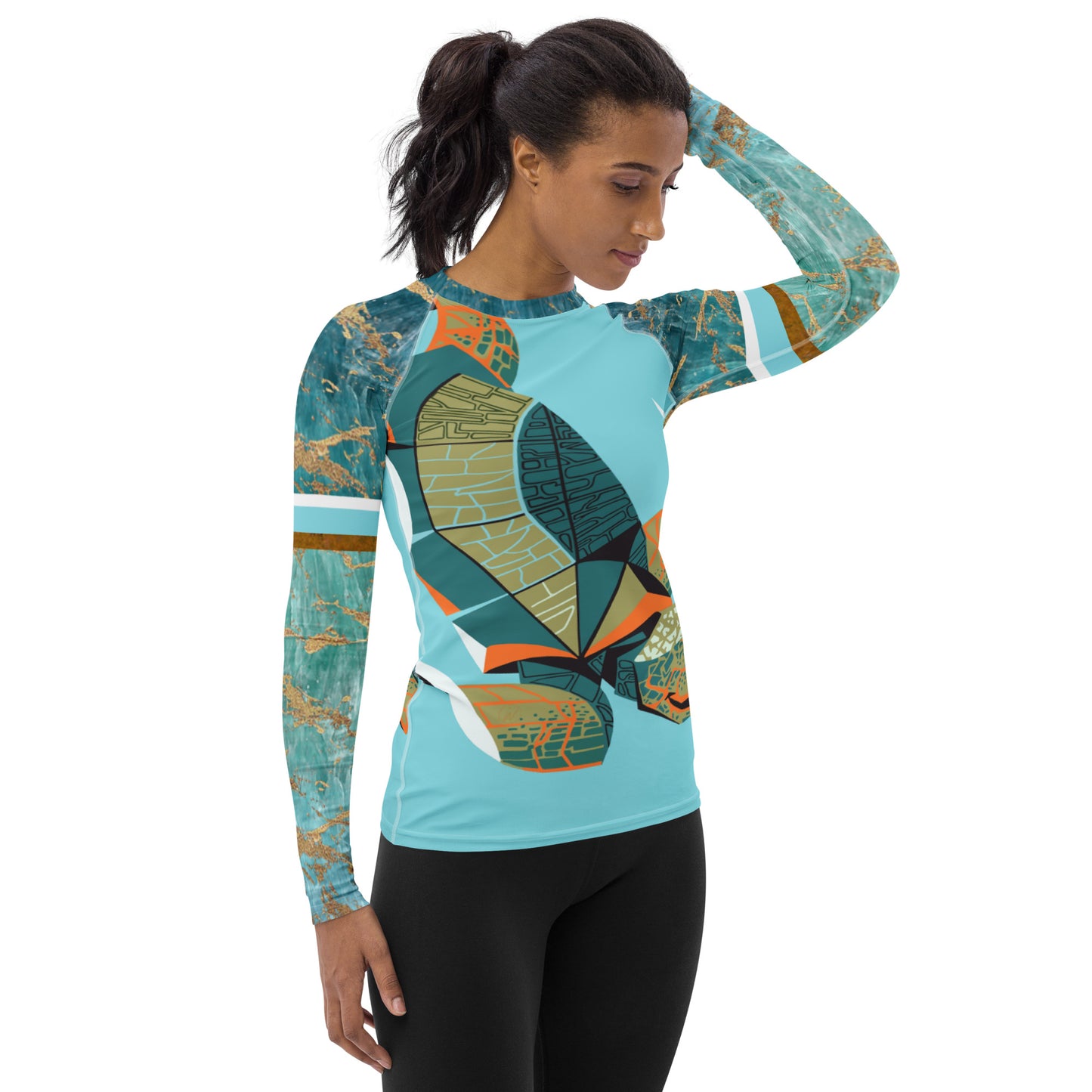 Galapagos Turtle Island 2023 Rash Guard