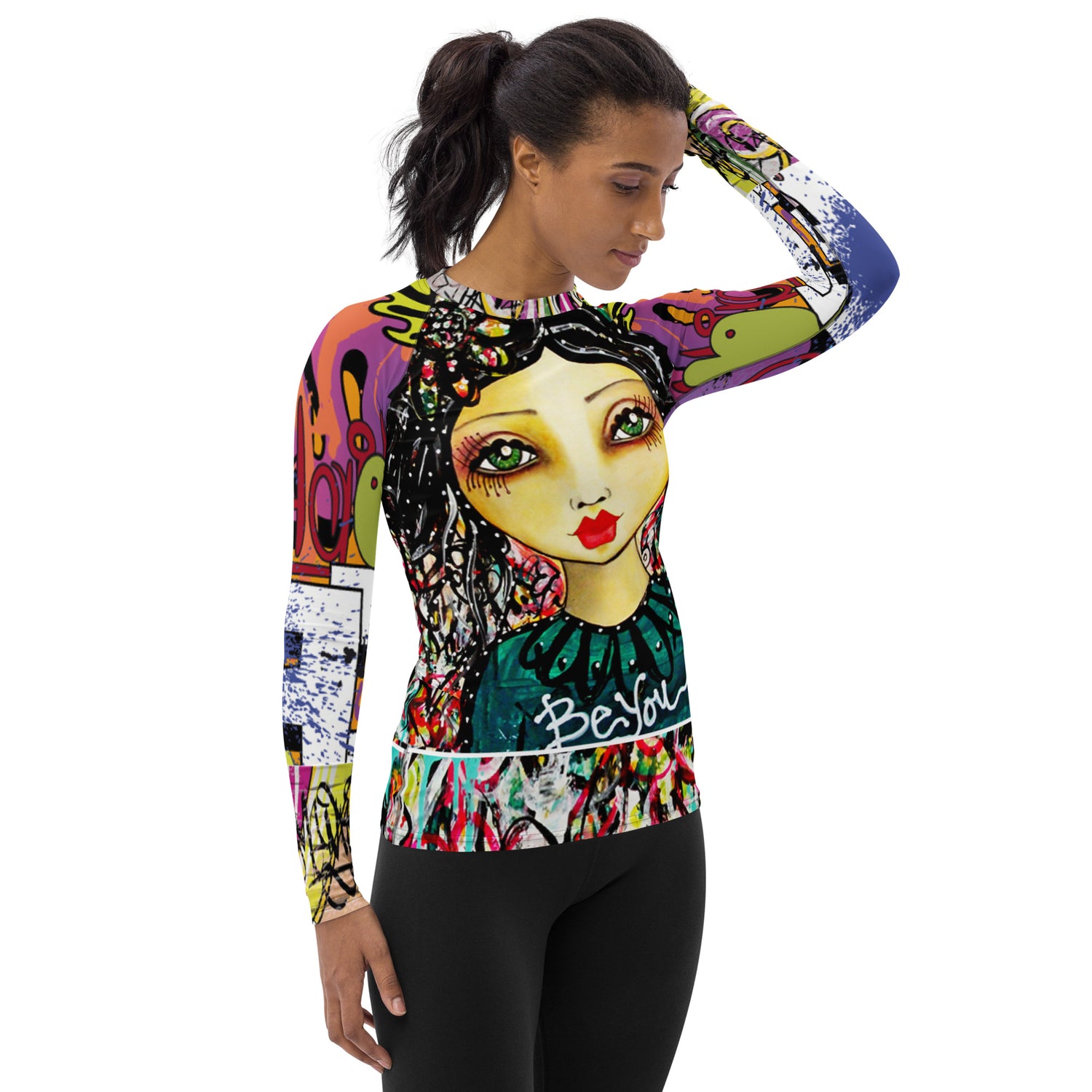 Raffaela Graffiti Rash Guard