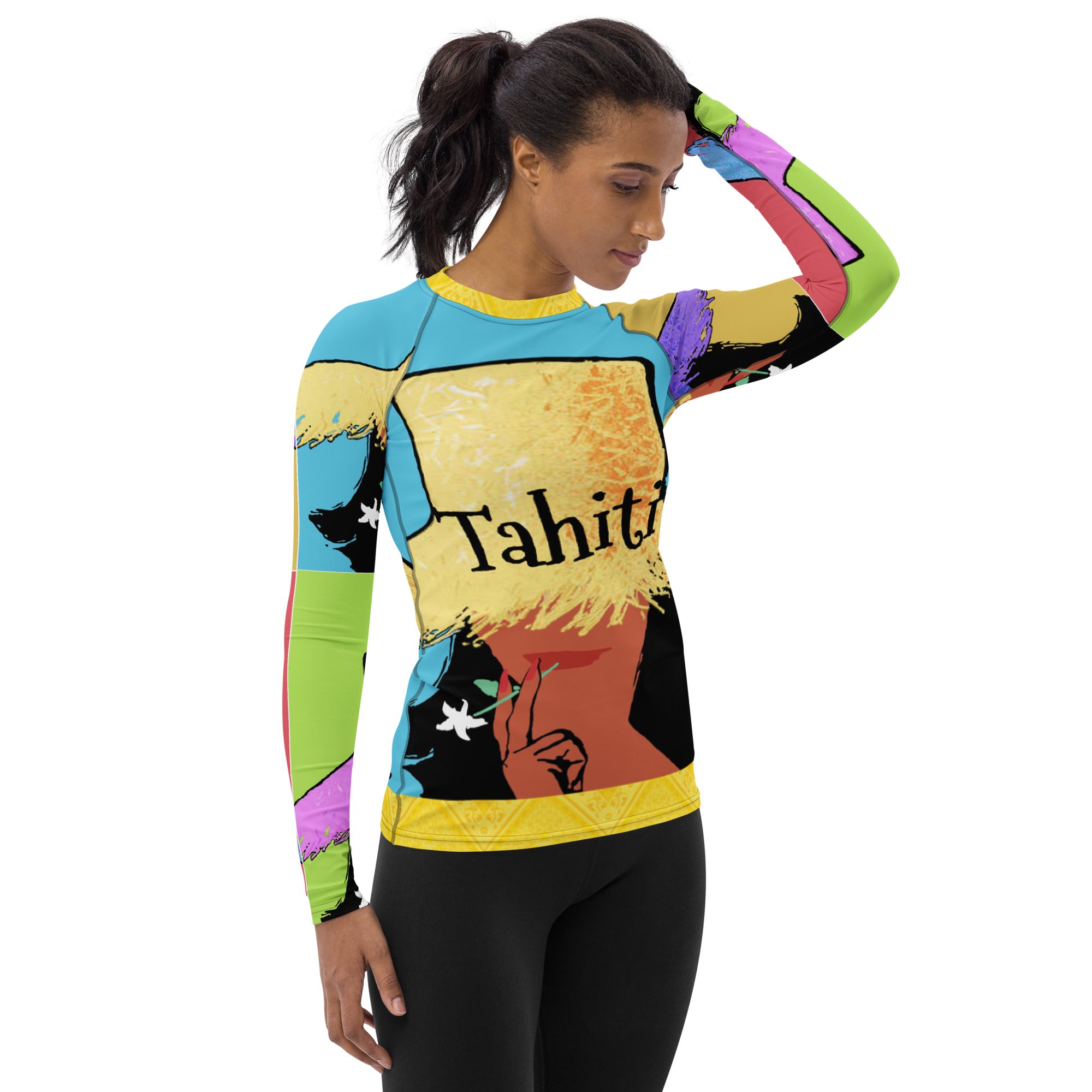 Rash Guard para niña de Tahití