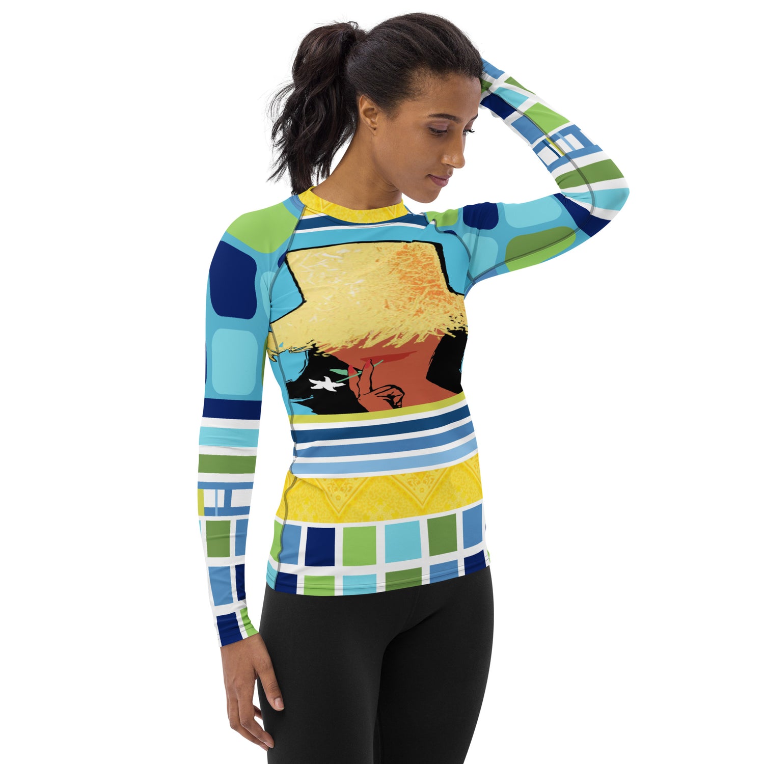 Rash Guard Tahiti Girl Luces Brillantes