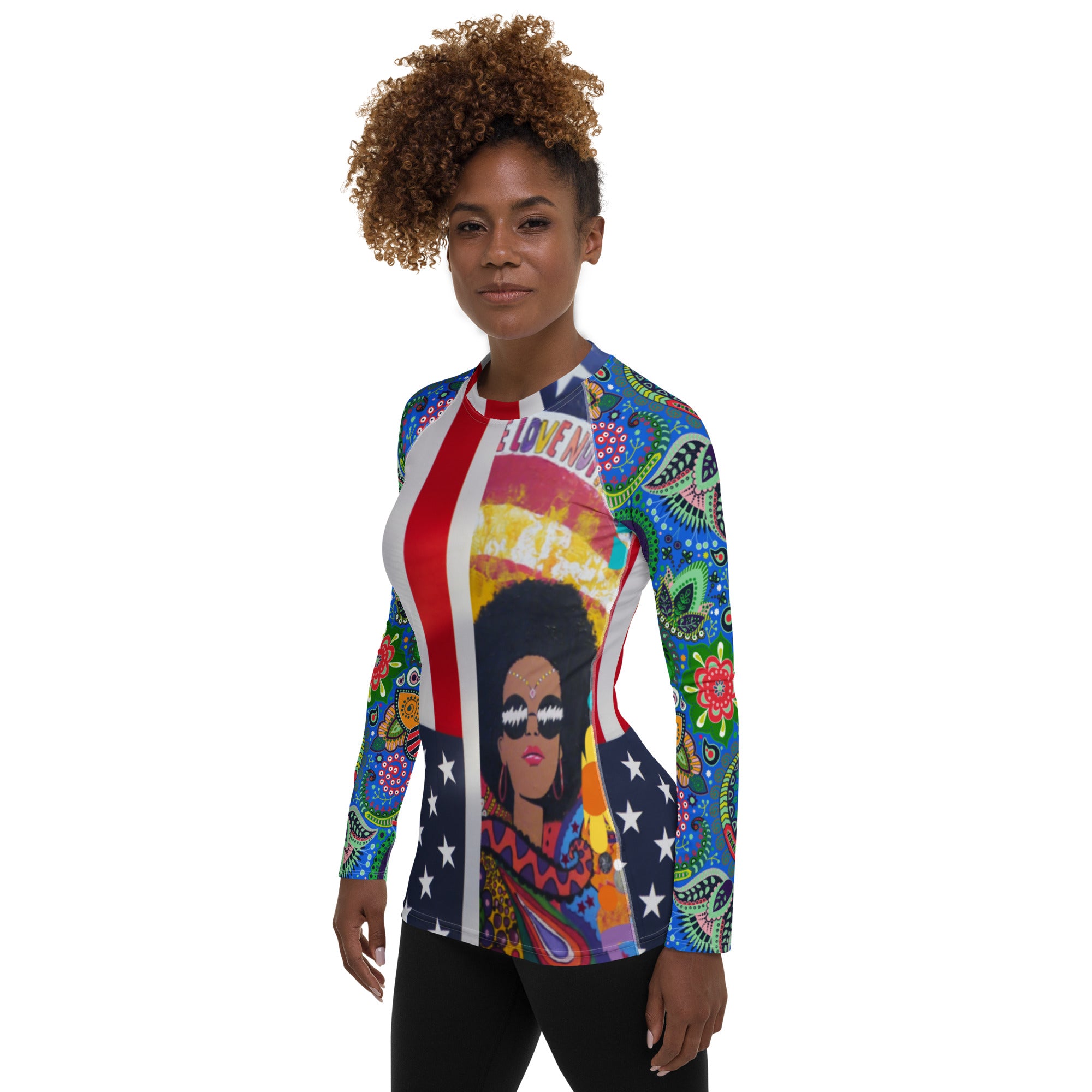 Mujer Americana Redux Rash Guard