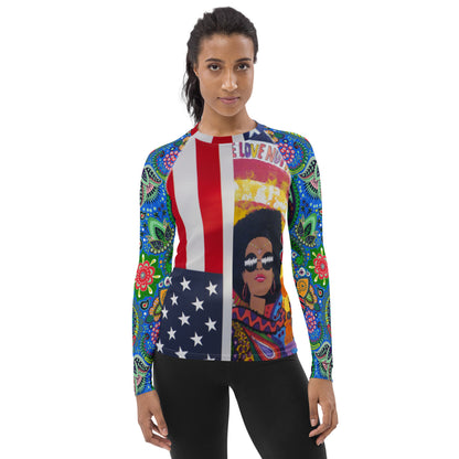 American Woman Redux Rash Guard