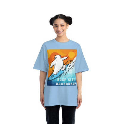 Surf City Boardshop Polar Bear Mascot Sunset Edition Unisex Heavyweight Tee