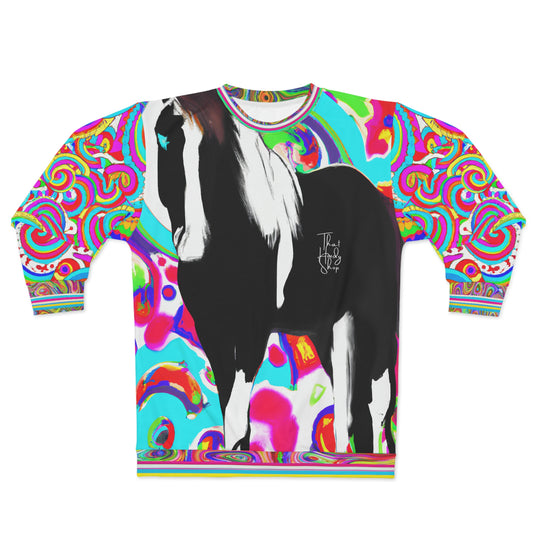 Crown Jewel Horsey Pop Art Part Deux Unisex Sweatshirt