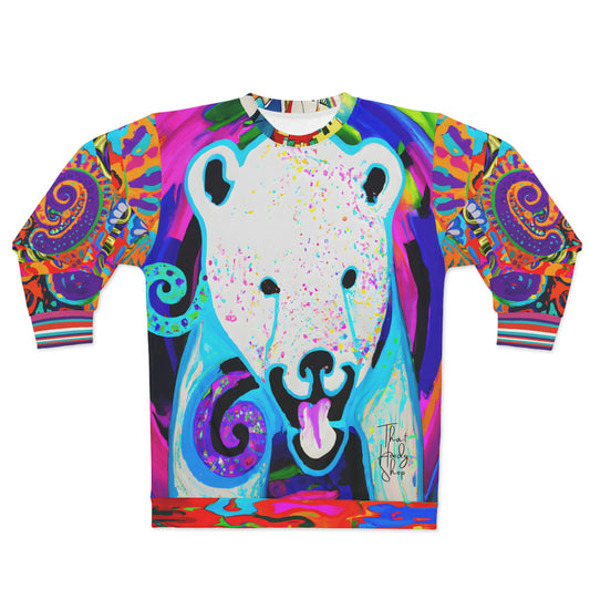 Alaska Polar Bear Magic Pop Art Unisex Sweatshirt