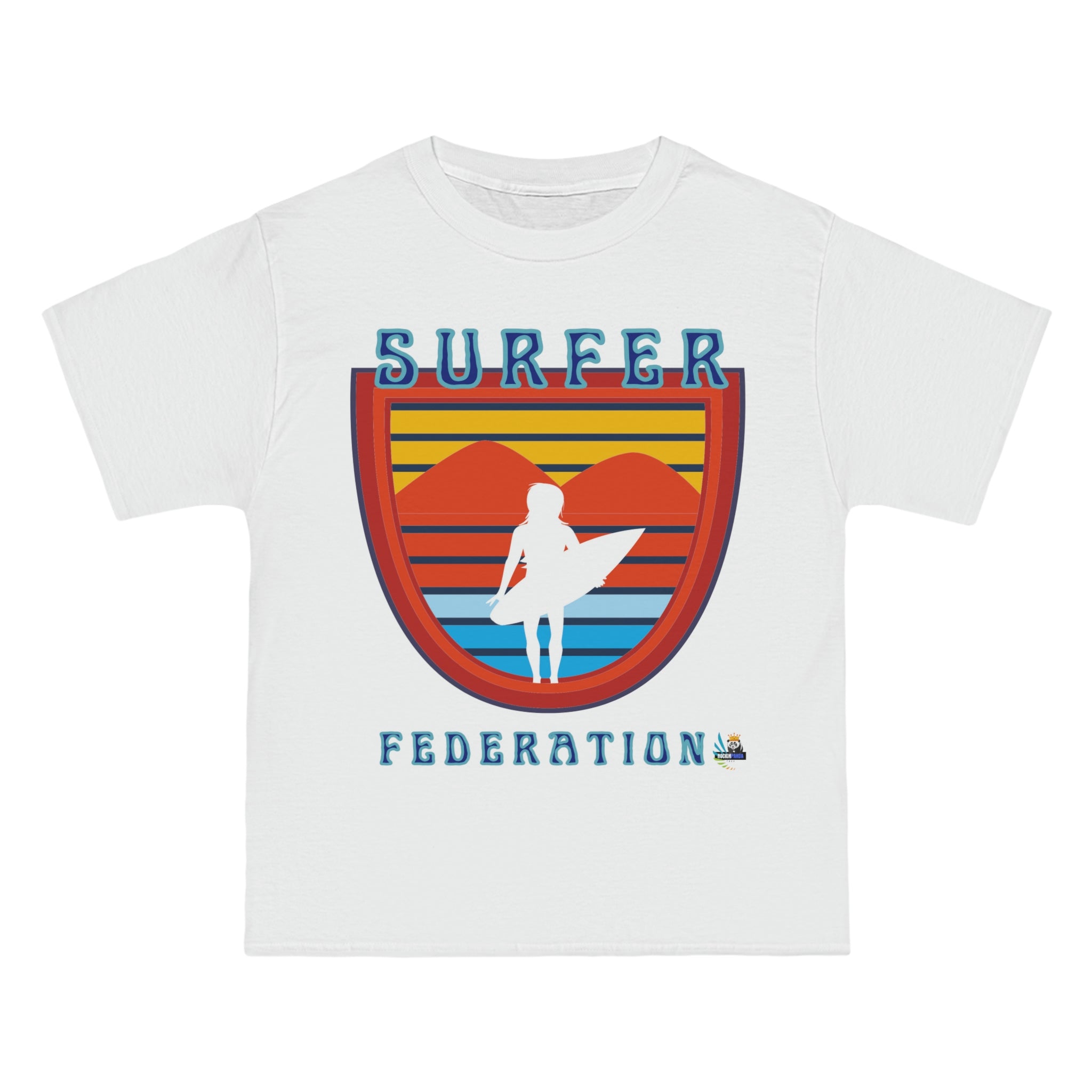 Camiseta de peso pesado de la Liga de la Federación de Surfistas