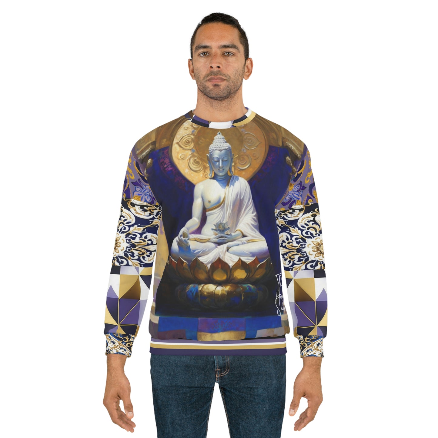 Buddha's Purple Majesty Unisex Sweatshirt