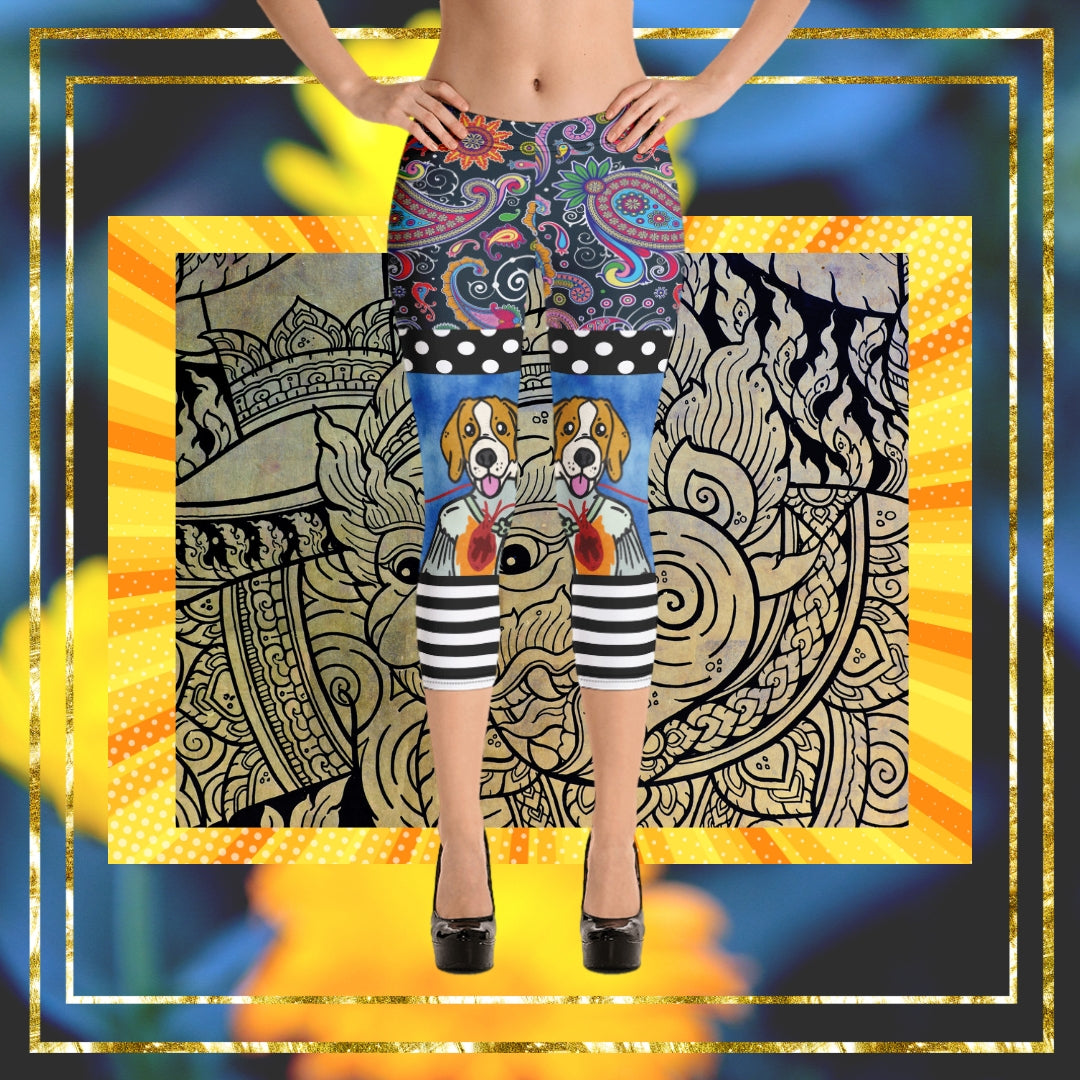 Leggings Capri BFF para siempre repetidos