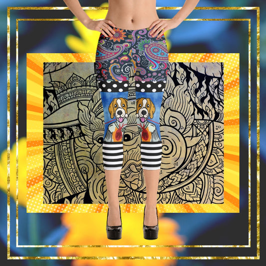 Leggings Capri BFF para siempre repetidos