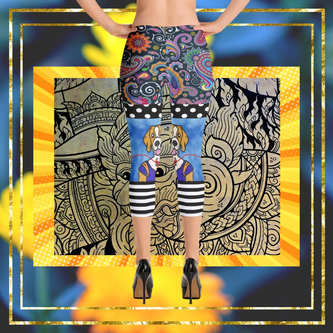 Leggings Capri BFF para siempre repetidos