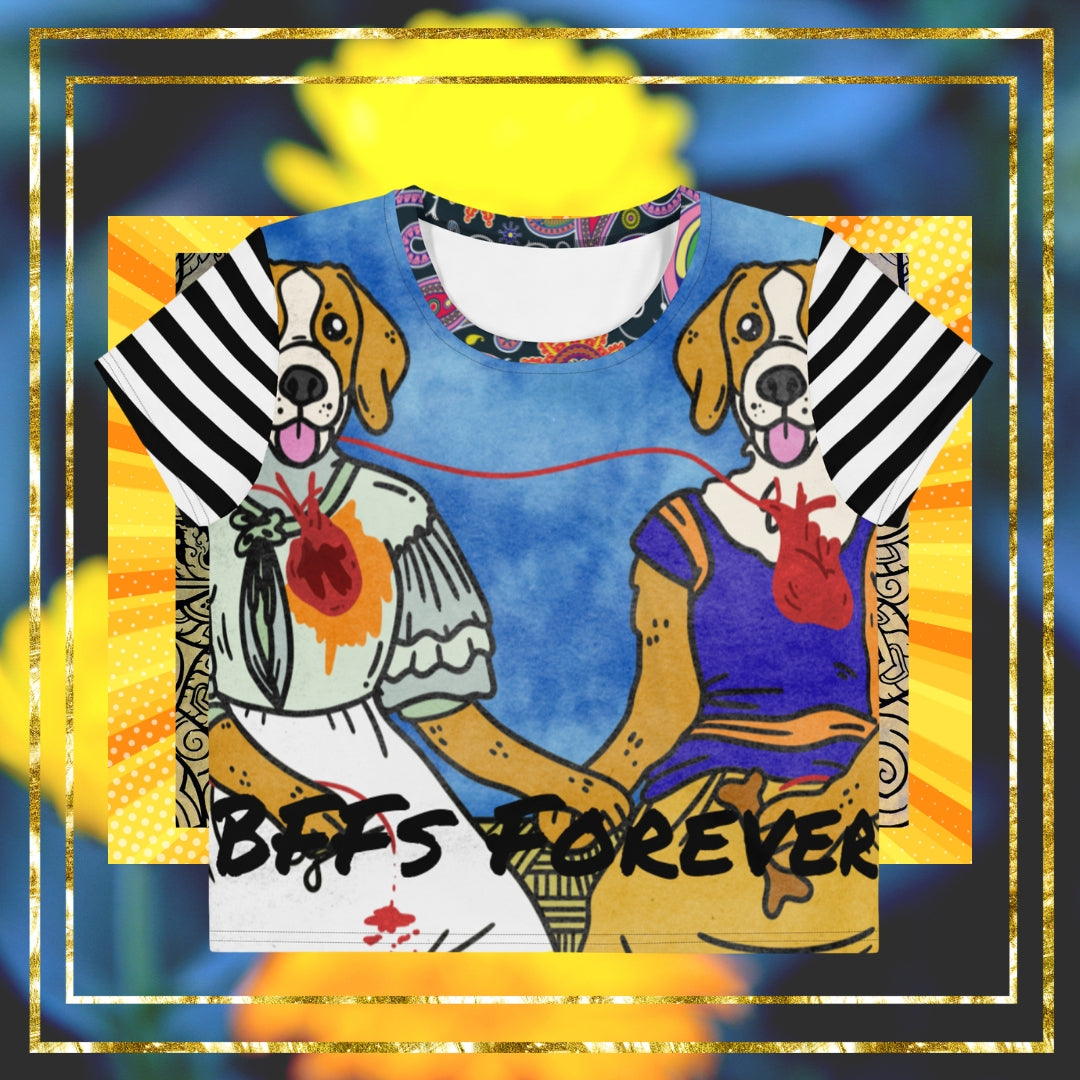 Camiseta corta BFFs Forever AOP
