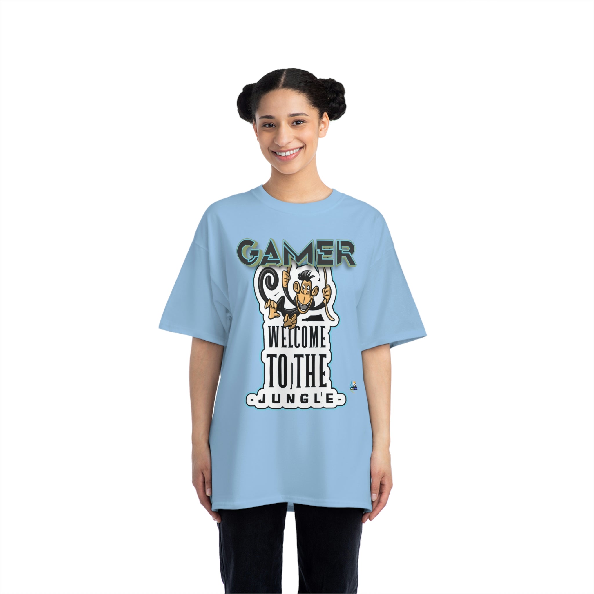 Bienvenido a la camiseta para juegos unisex Jungle Heavyweight 