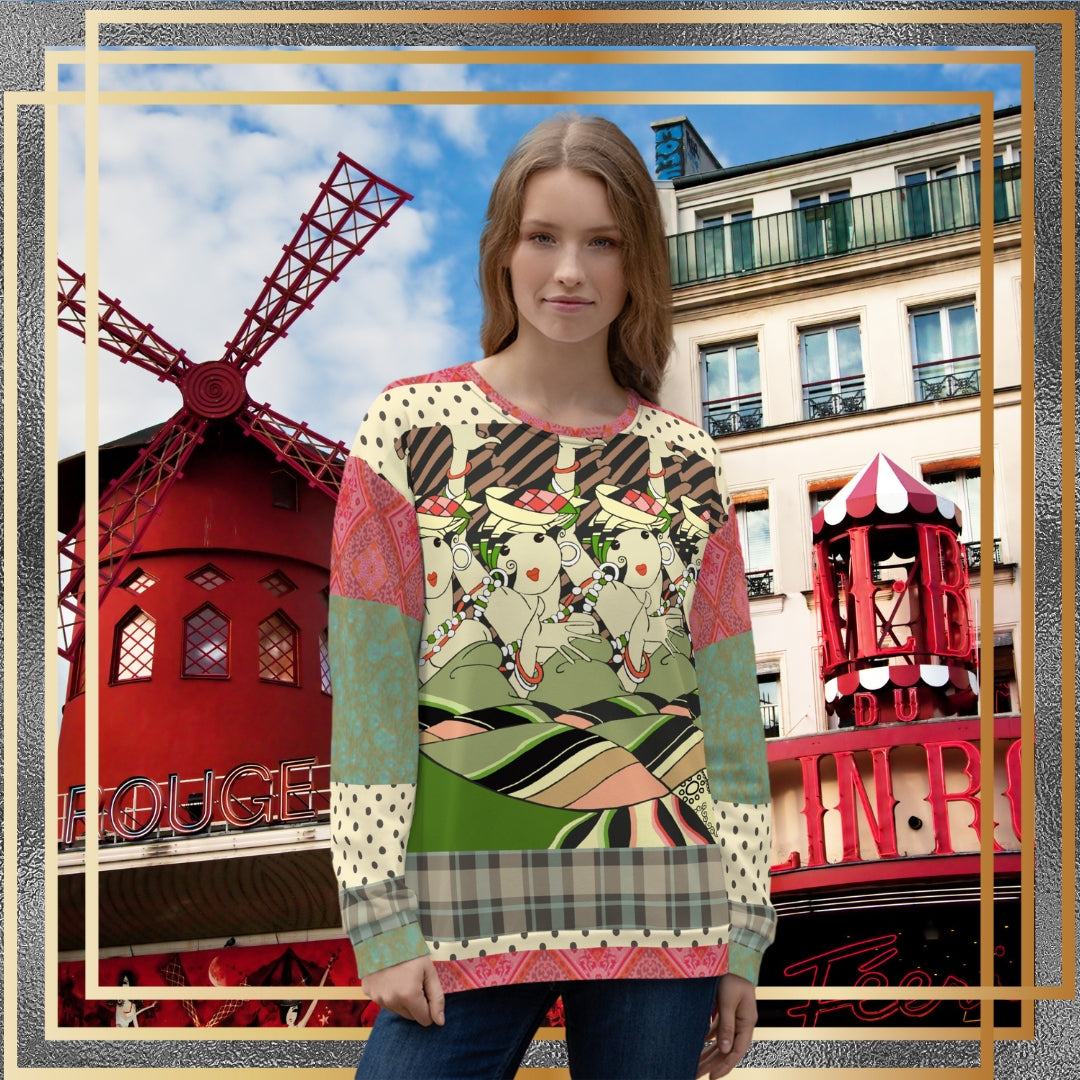 CanCan Girls Patchwork Sweatshirt