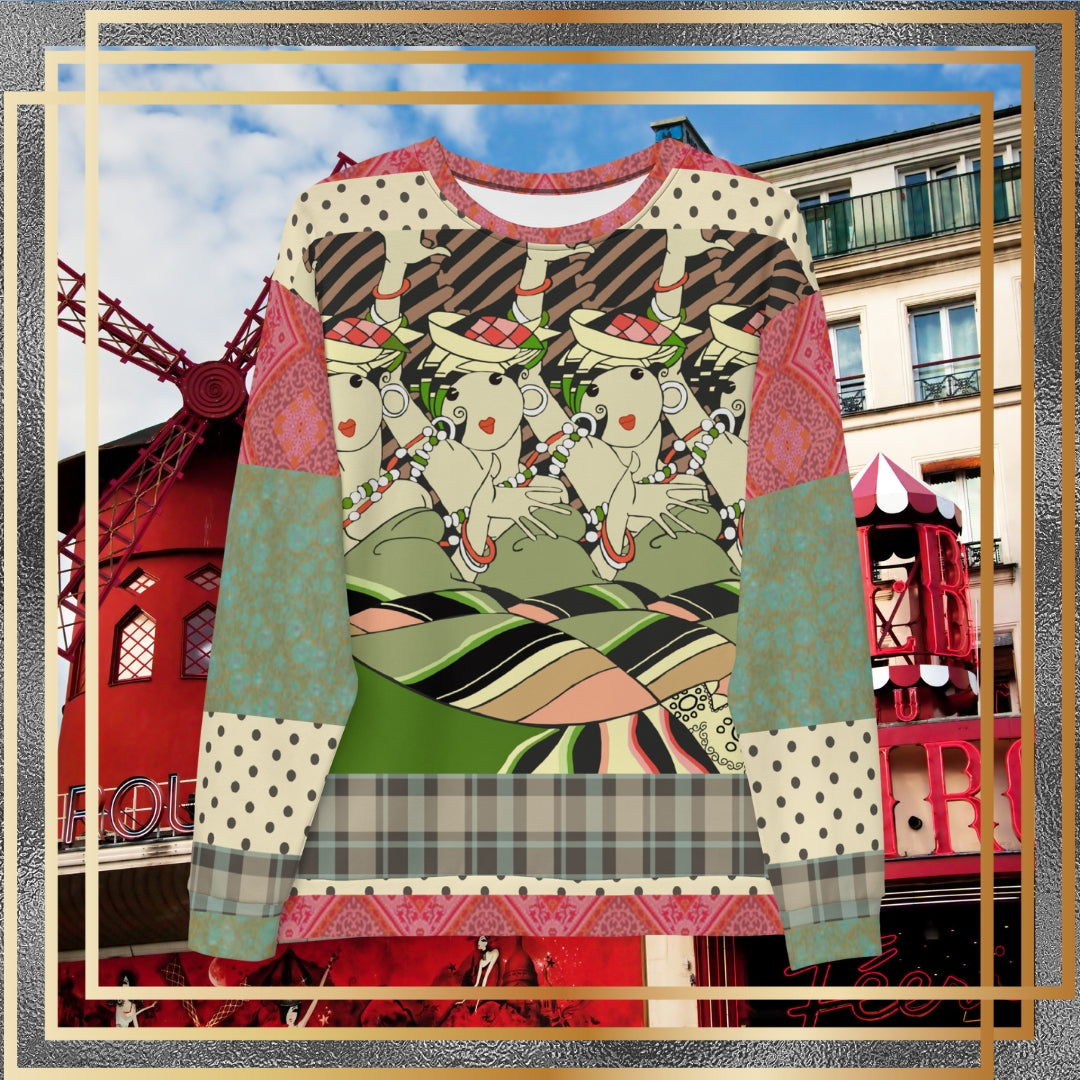 CanCan Girls Patchwork Sweatshirt