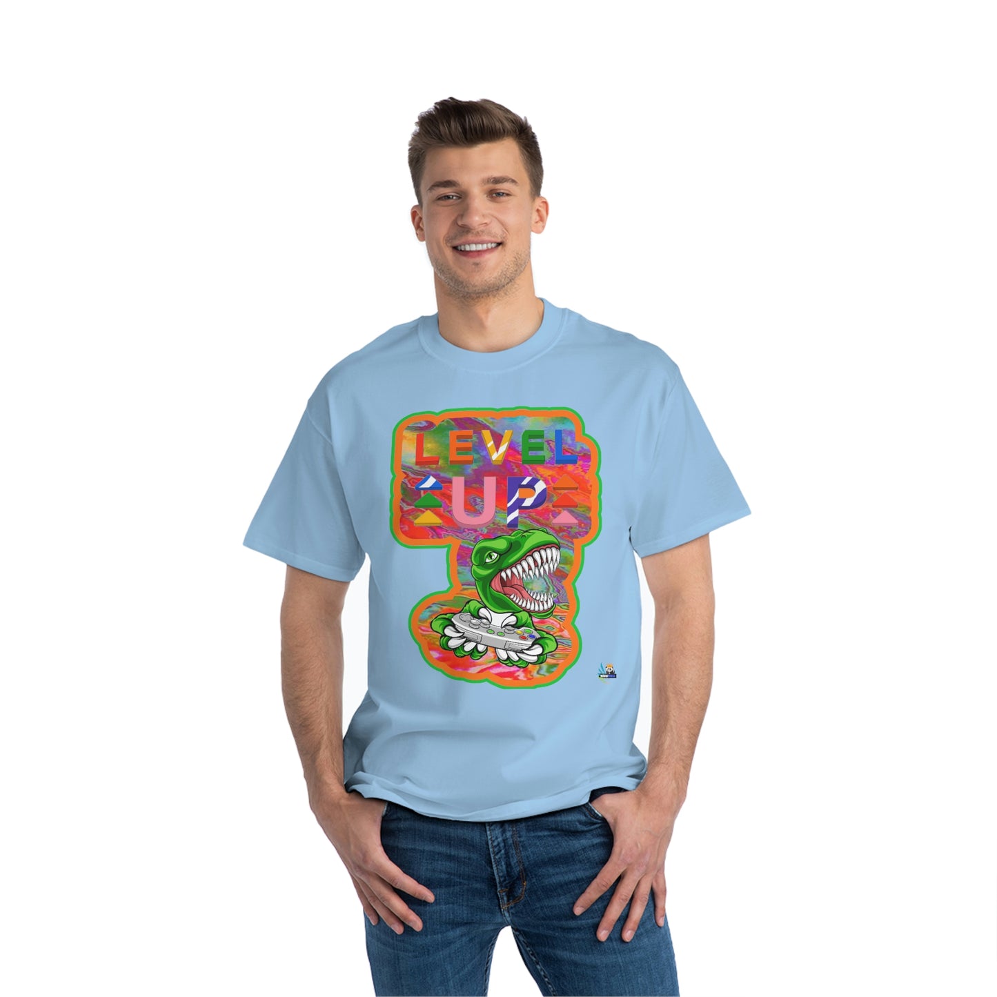 Level Up Heavyweight Unisex Gaming Tee