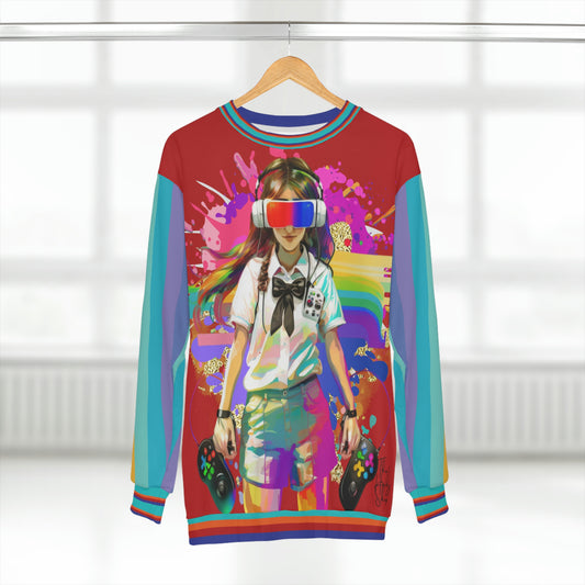 Gaming Girl Superstar Unisex Sweatshirt