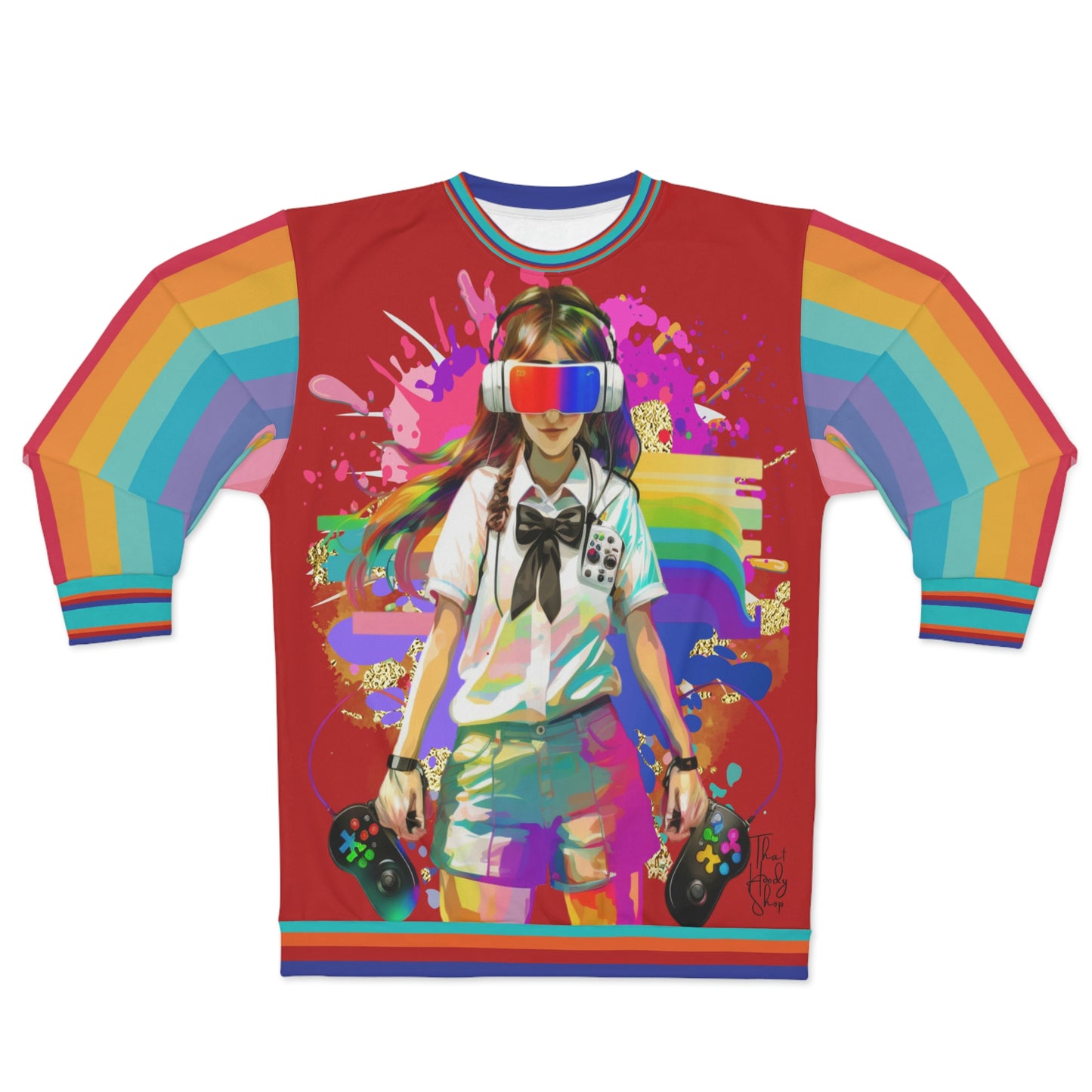 Gaming Girl Superstar Unisex Sweatshirt